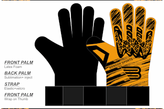 design professional goalkeeper glove for you