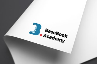 do professional bookstore, library, education, and book logo design