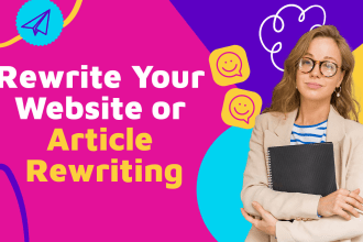 rewrite your website or do article rewriting manually