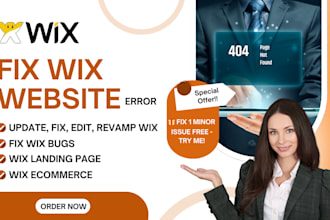 fix wix website errors and bugs quickly