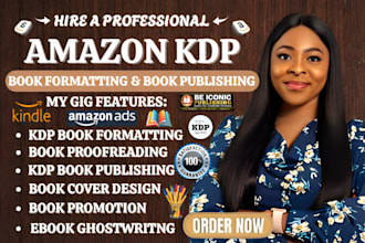proofread and do kdp book formatting book editing book publishing as book editor