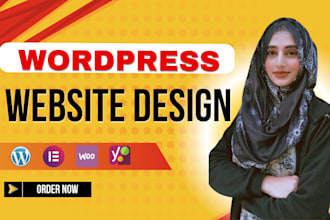design a responsive wordpress portfolio and business website