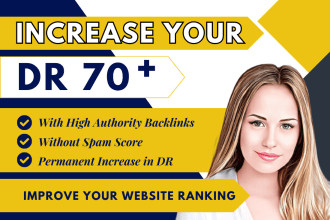 increase domain rating ahref DR using white hat high authority SEO backlinks