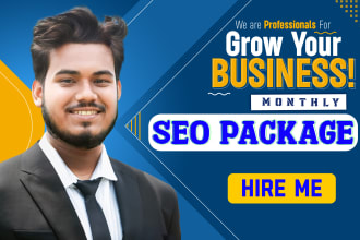 do monthly technical and on page seo, website audit, kgr keyword research