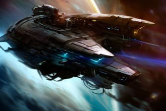 draw you sci fi and spaceship design for you