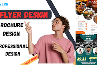 generate a stylish flyer or brochure for your company