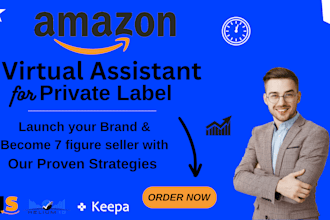 be your amazon fba private label expert for product research, launch and ranking
