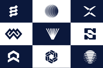 create geometric and futuristic logo for your company