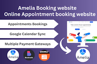 install amelia appointment booking plugin and create appointment booking website