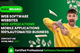 build web app software, websites, custom web apps, admin panel cms erp saas