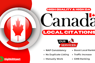 do top 350 canada local citations for local business SEO