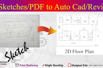 redraw 2d plan from image or sketch to digital form in revit