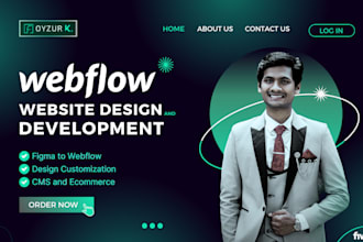 design and develop your custom webflow website