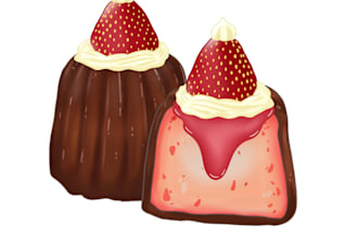 draw food and drink illustration