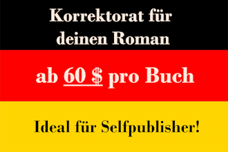 proofread your german novel