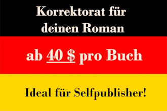 proofread your german novel
