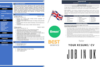 write winning UK resume for your job and immigration