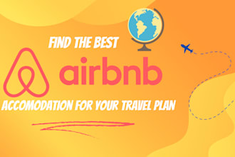 find the best airbnb accommodation for your travel plan