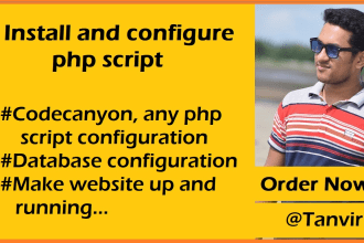 install any php script