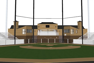 provide high quality 3d apartment, store, stadium plan