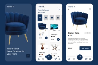 design mobile app uiux, ui mockup wireframe, android ios, prototype with figma