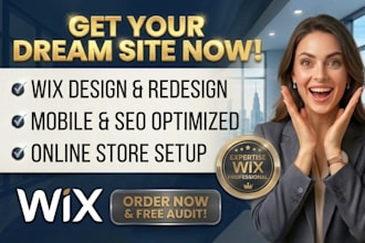 create a custom wix website for your online success
