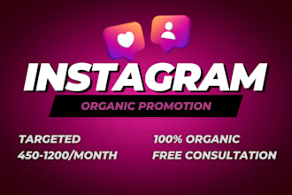 do instagram marketing and promotion for fast organic growth