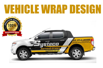 design a professional car wrap design or vehicle wrap design