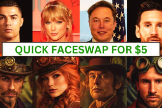 face swap with any superhero, TV show star, movie star