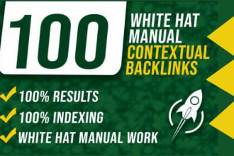 build high quality manual SEO backlinks with dofollow contextual link building