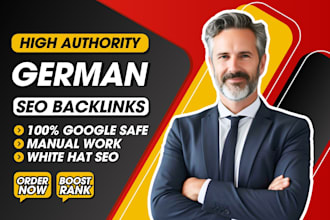 create high authority german backlinks using white hat seo service