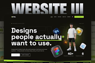 design a clean, conversion focused website