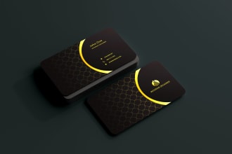 create superb modern luxury business card and trucking card