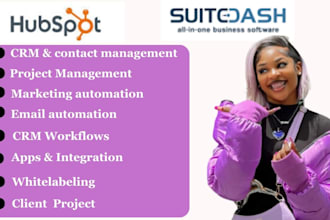 suitedash crm clients portal hubspot website hubspot campaign project management
