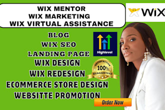 be wix mentor,wix marketing virtual assistant do wix website design and redesign