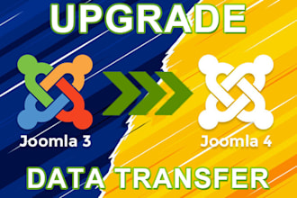 upgrade or data transfer your joomla website