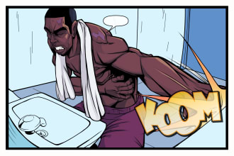 do comic book art and comic book illustration