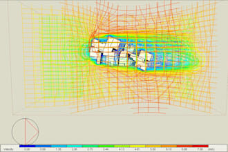 perform external cfd analysis of building