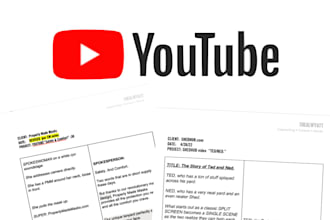 write your funny youtube script