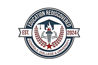 design school, college, university, academy,  education logo