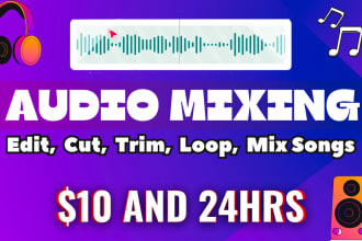 mix music for your wedding, dance team, or other event