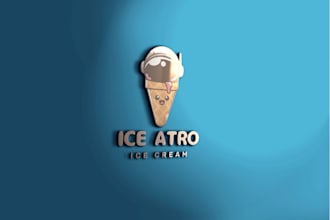 design ice cream, chocolate, sweets, treat, candy logo