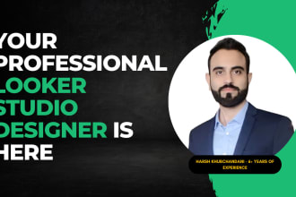 create a professional looker studio dashboard fully customized