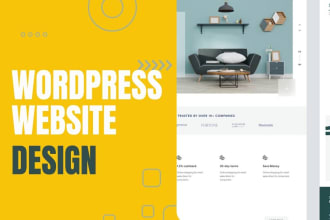 design responsive wordpress website or  blog website using elementor pro