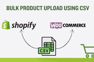 edit CSV files and import products to your shopify or woocommerce store