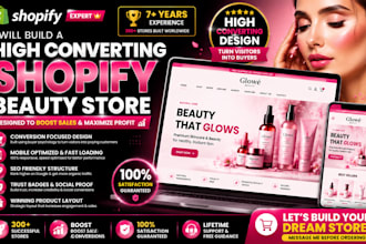 build a high converting shopify beauty store that converts visitors into buyers