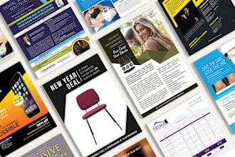 design event, sport, real estate flyer, brochure, leaflet