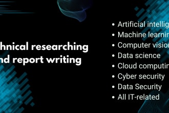 do technical reports on information security and cybersecurity