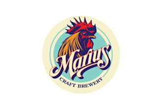 unique craft brewery logo design