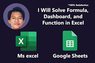 create formula, dashboard, and function in excel